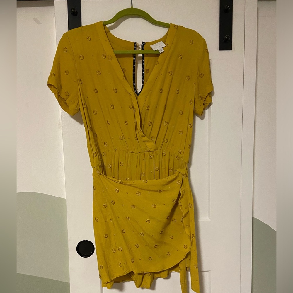 Entries by Anthropologie Mustard Yellow Romper